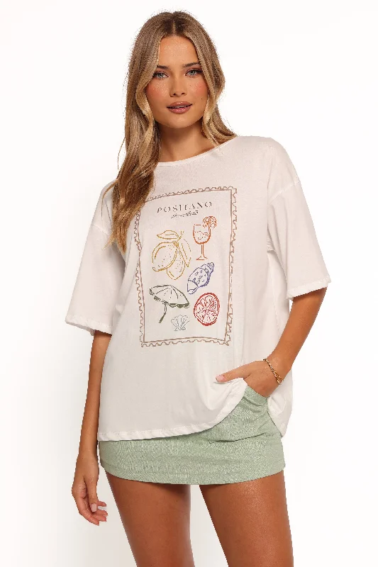 Positano Tee - White