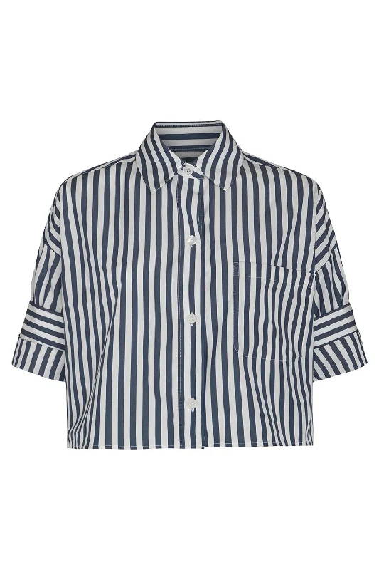 Next Ex Shirt - Indigo Off White