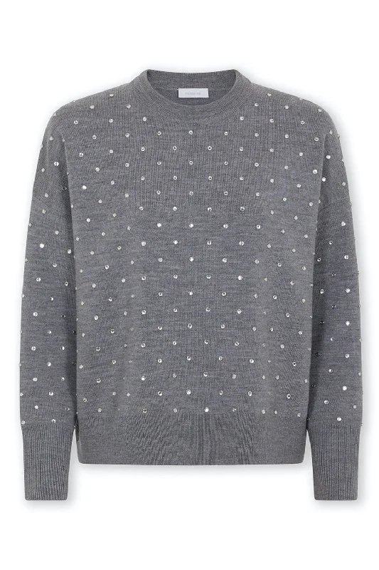 Crystal Embellished Sweater