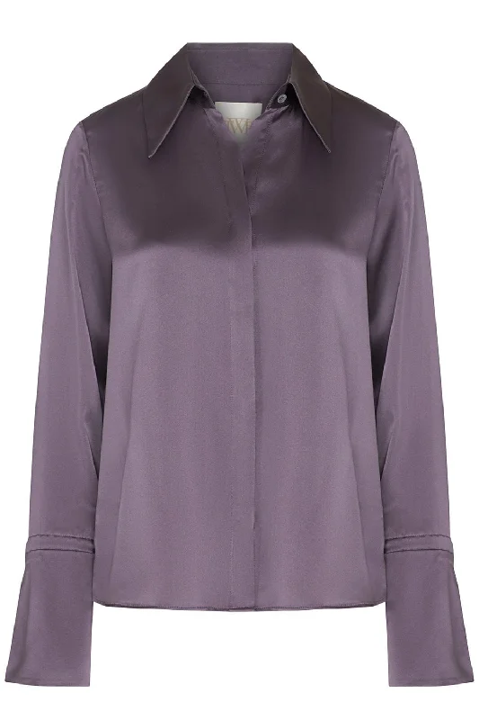 Object Of Affection Blouse - Plum