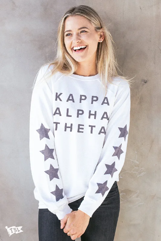 Kappa Alpha Theta Star Raglan Crewneck