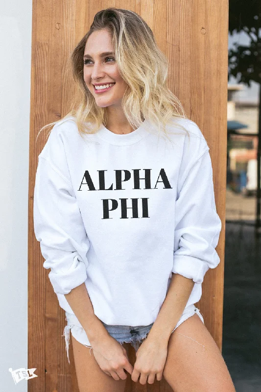 Alpha Phi Vogue Crewneck