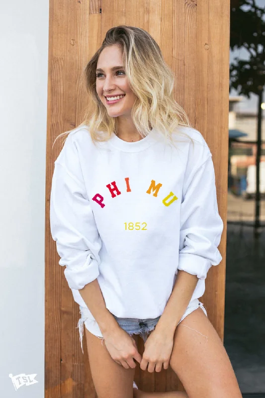 Phi Mu Team Pride Crewneck