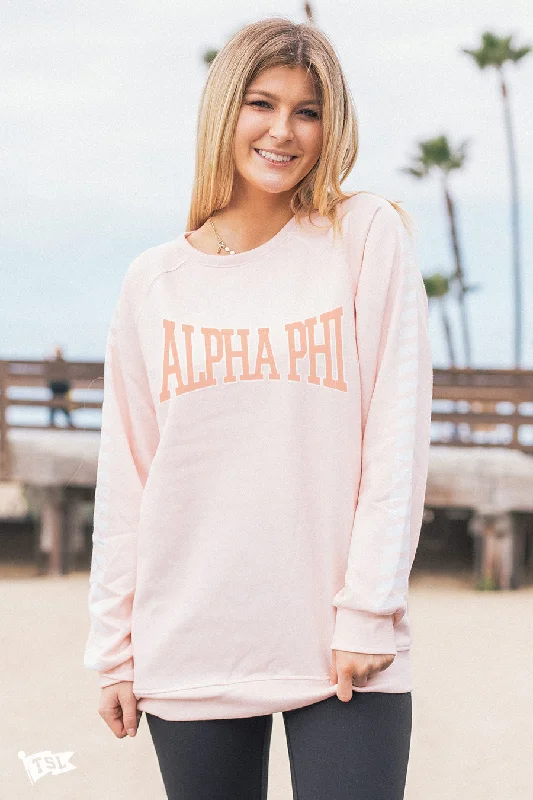 Alpha Phi Knockout Raglan Crewneck