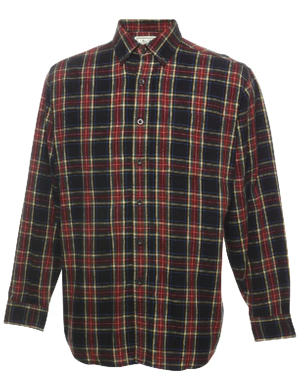 Vintage L.L. Bean Checked Shirt - M