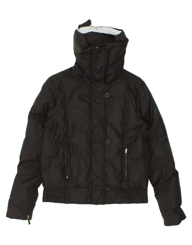 NORTH SAILS Womens Padded Jacket UK 10 Small Black Polyamide