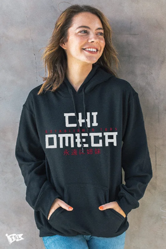 Chi Omega Tokyo Hoodie