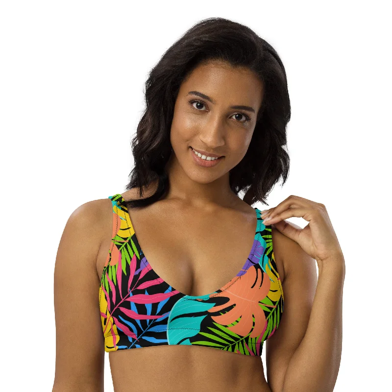 JUNGLY RECYCLED PADDED BIKINI TOP