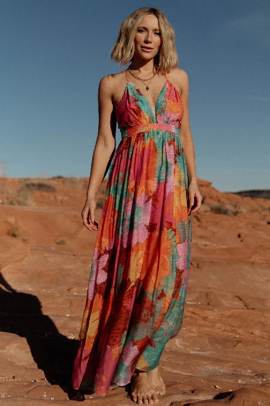 Miramar Maxi Dress | Multi Print