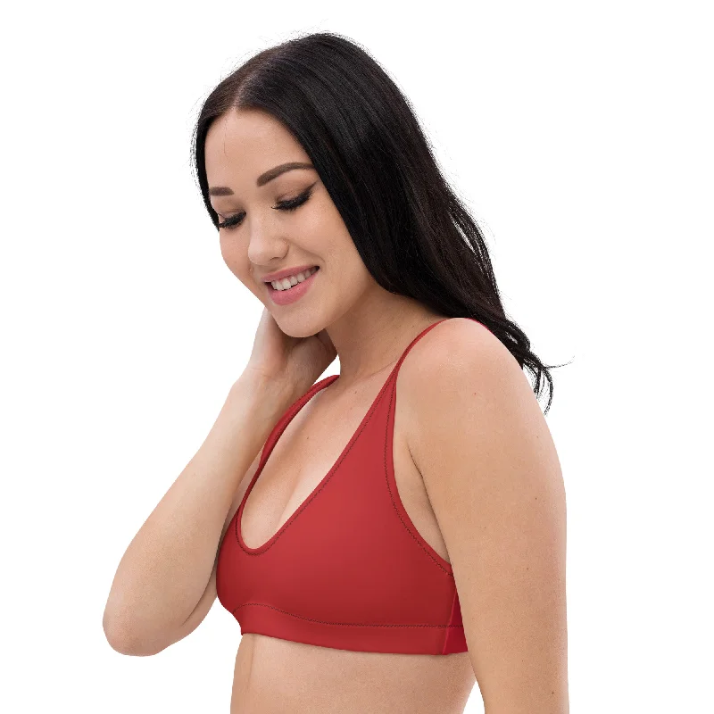 ROSSO RECYCLED PADDED BIKINI TOP