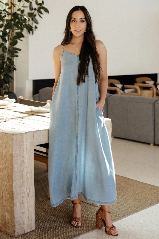 Kyla Maxi Dress | Denim