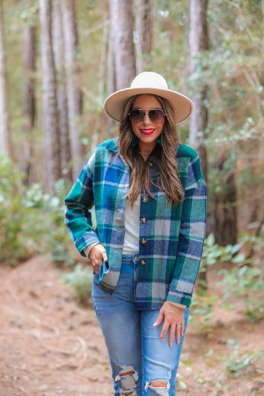 Madison Green Plaid Shacket