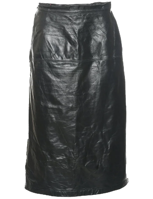 Wilson Leather Maxi Skirt - M