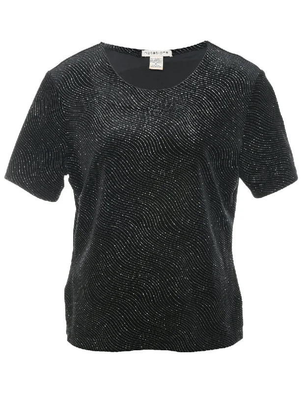 Velvet Notations Evening Top - M