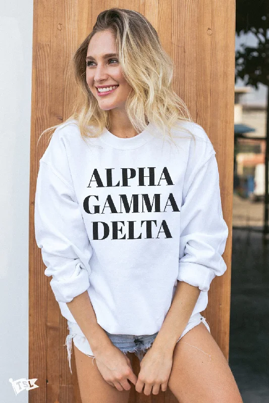 Alpha Gamma Delta Vogue Crewneck